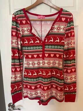 Sugar Thrillz Snow Soirée Knit Romper- MEDIUM